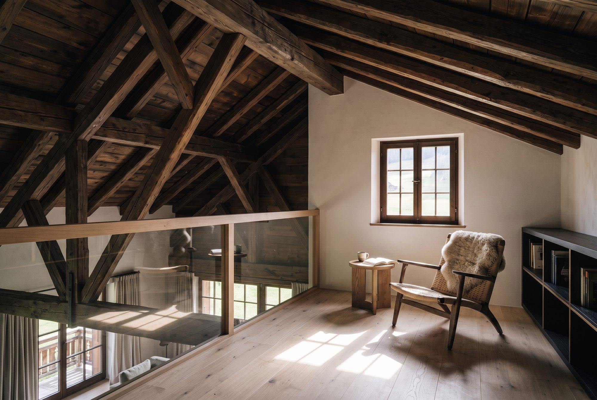 Galerie mit Leseecke