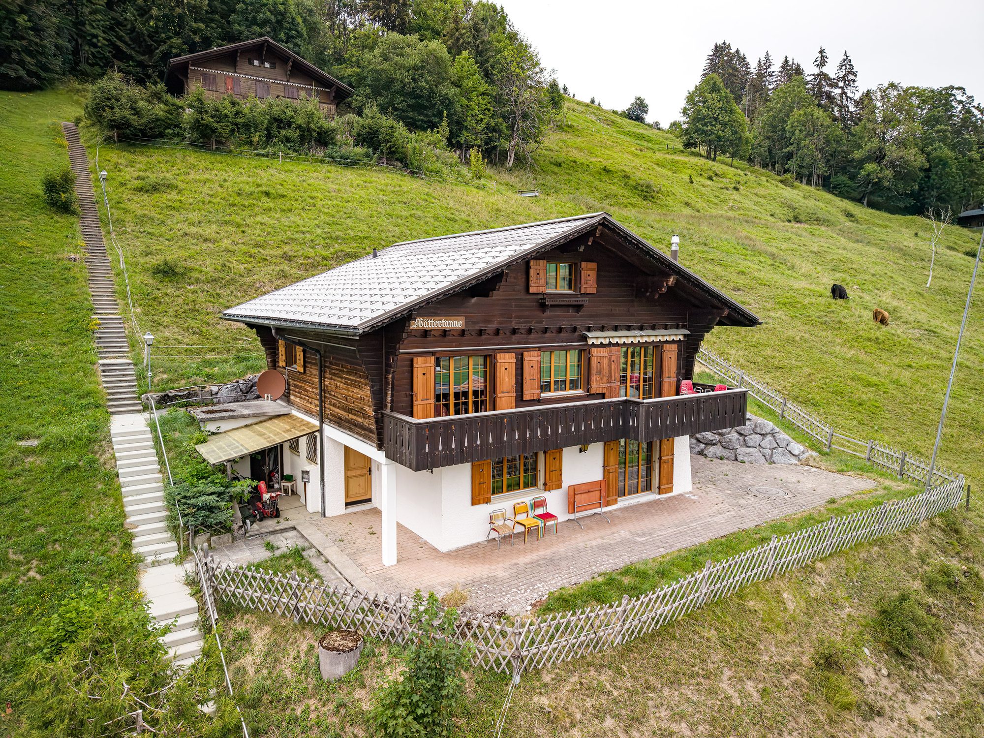 Chalet Saanen, Luftaufnahme Bestand