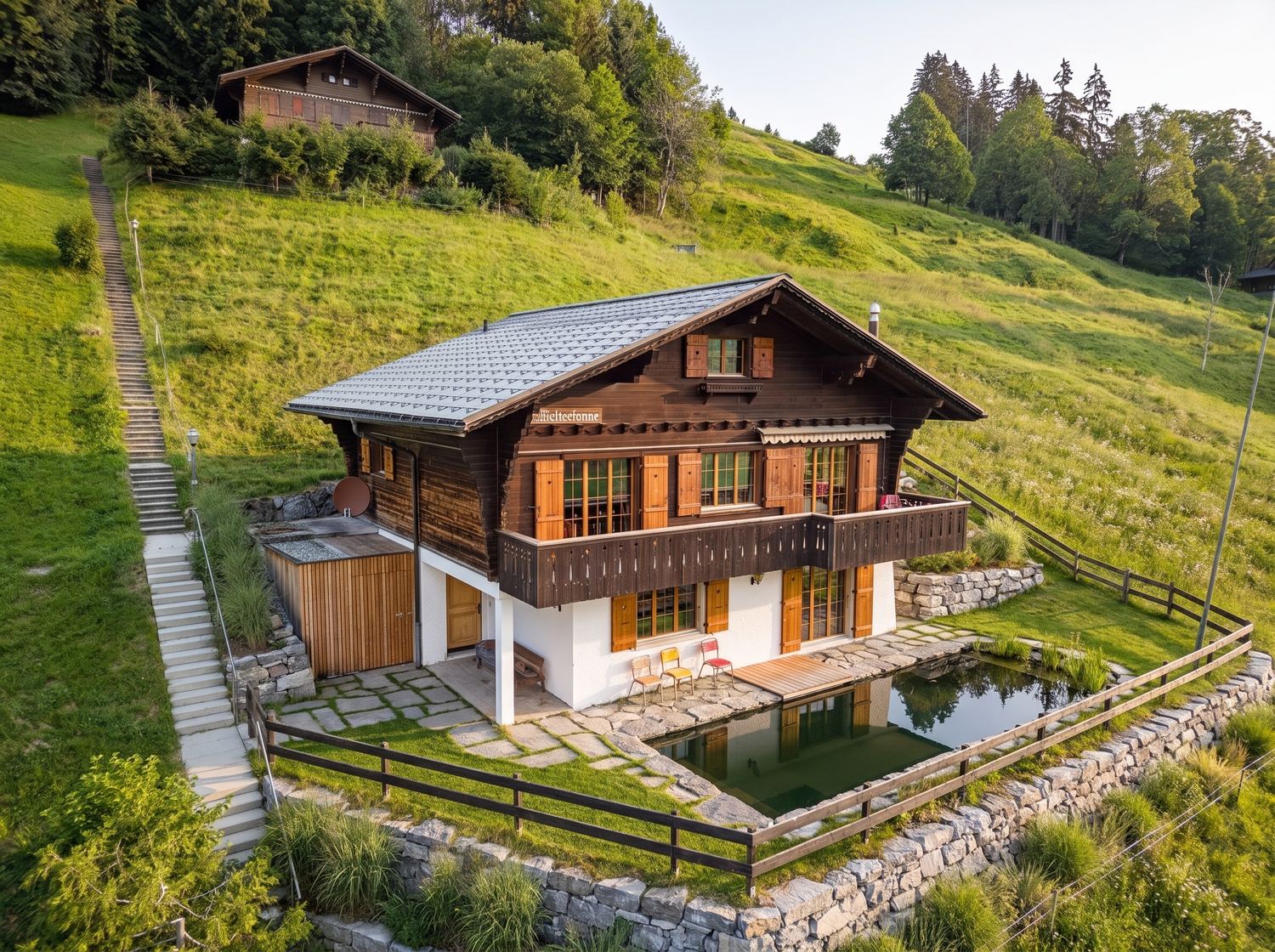 Variante mit Naturbadeteich