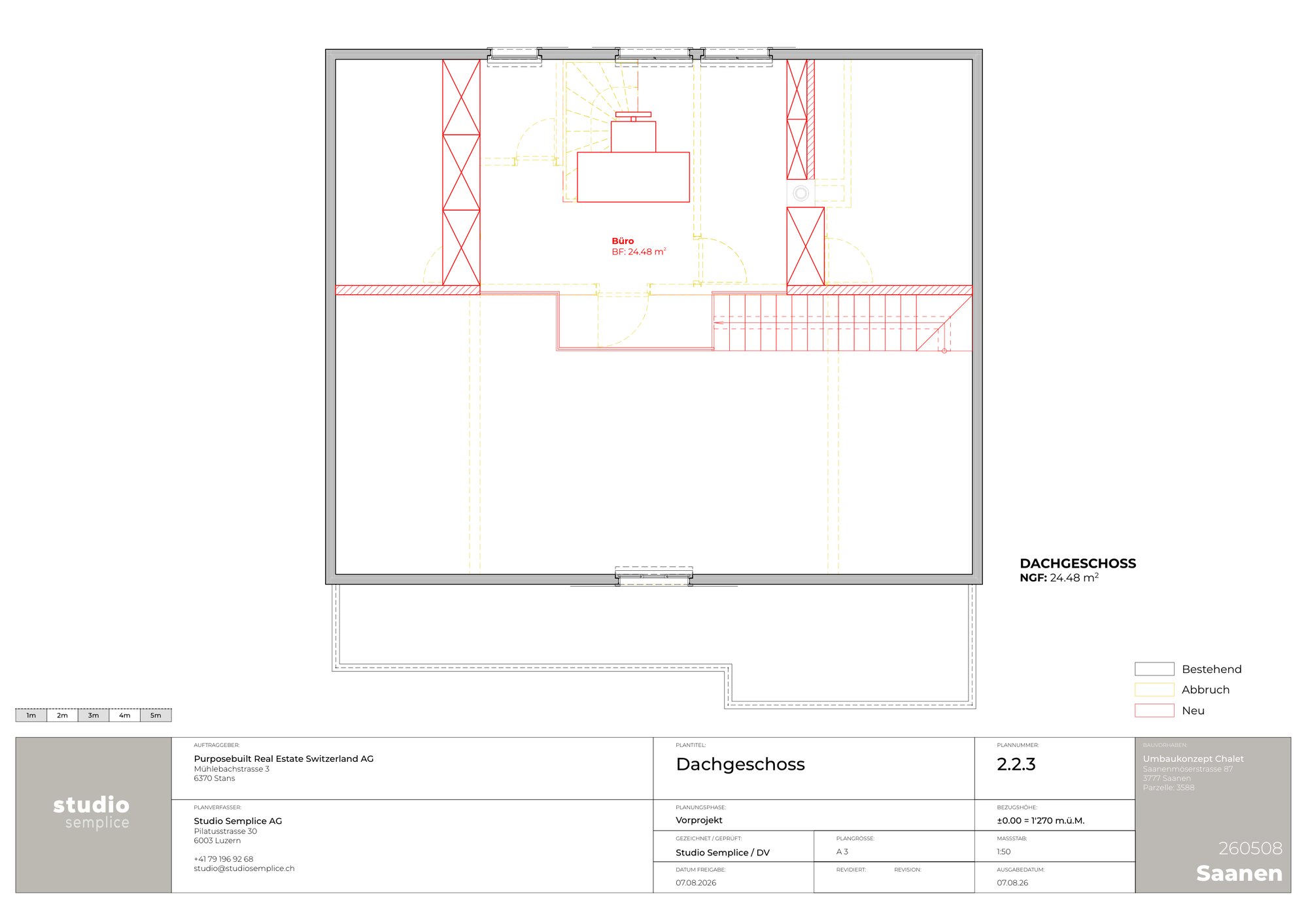Grundriss Dachgeschoss